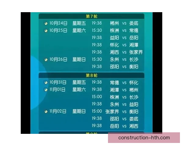 湘超最新积分榜揭晓各队排名变化及赛季竞争态势分析